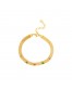 Pulsera acero con circonitas colores