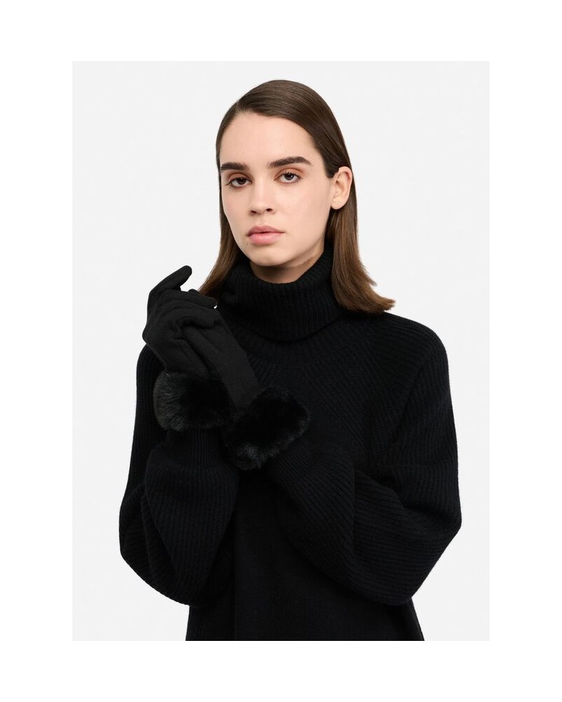 Guantes con pelo sintètico de Liujo