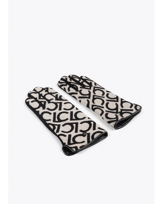 Guantes logo negro de Lola Casademunt