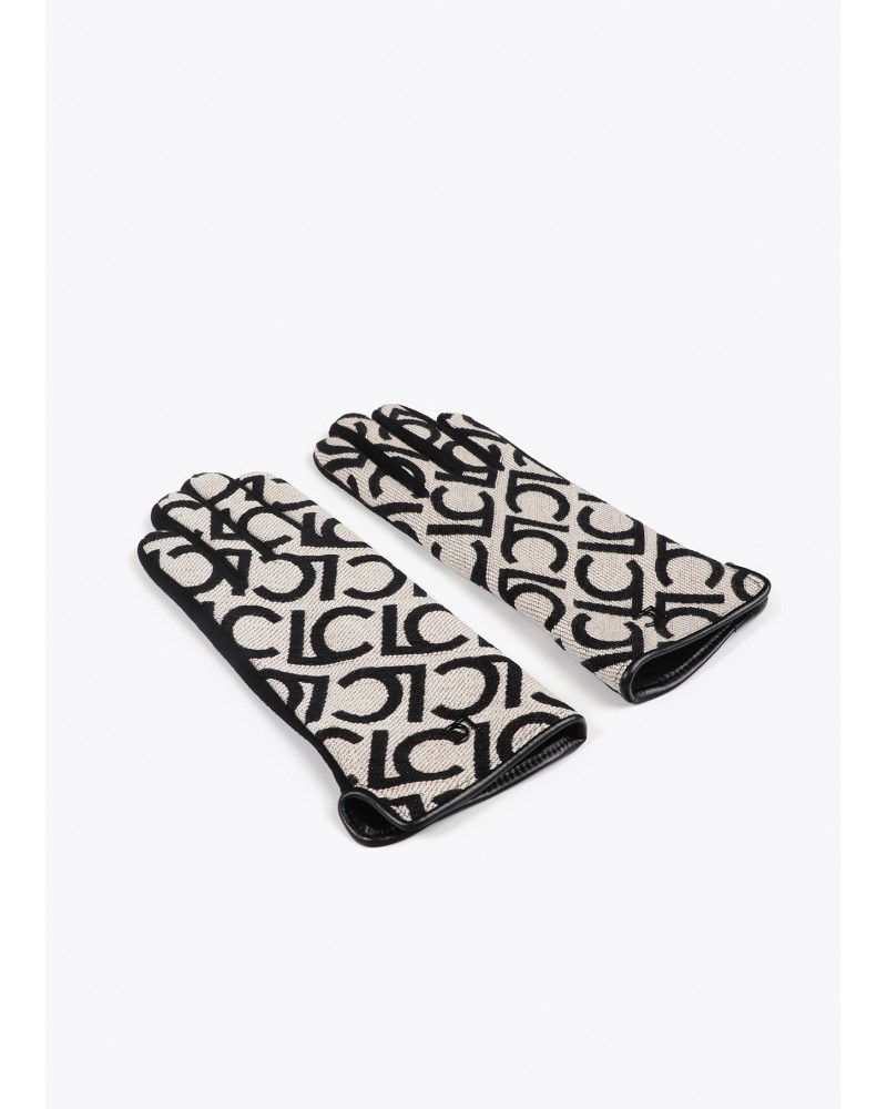 Guantes logo negro de Lola Casademunt