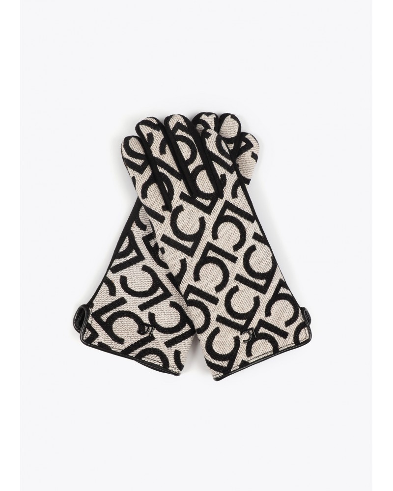 Guantes logo negro de Lola Casademunt