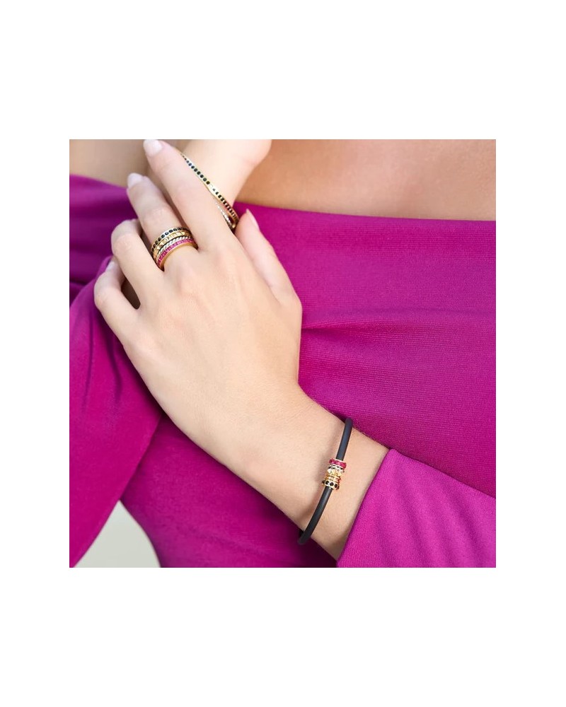 Pulsera caucho con circonitas de Anartxy