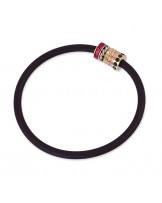 Pulsera caucho con circonitas de Anartxy