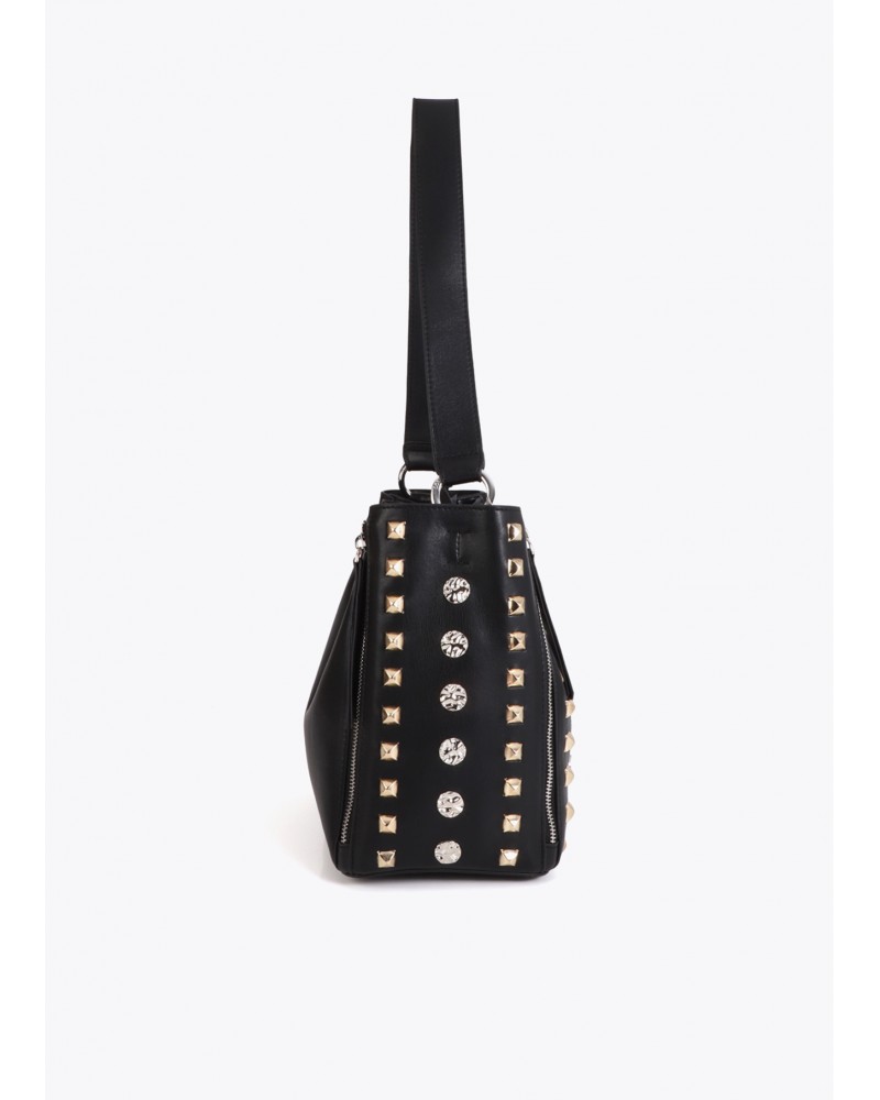 Bolso de hombro con tachas Lola Casademunt