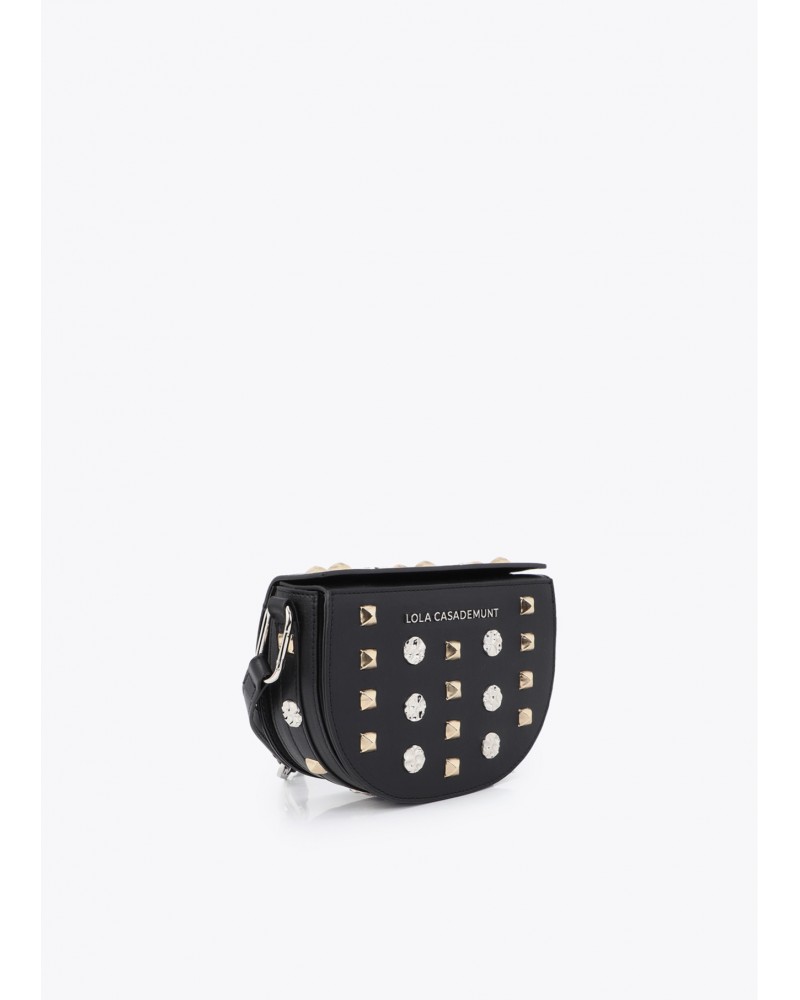 Bandolera negra con tachas Lola Casademunt