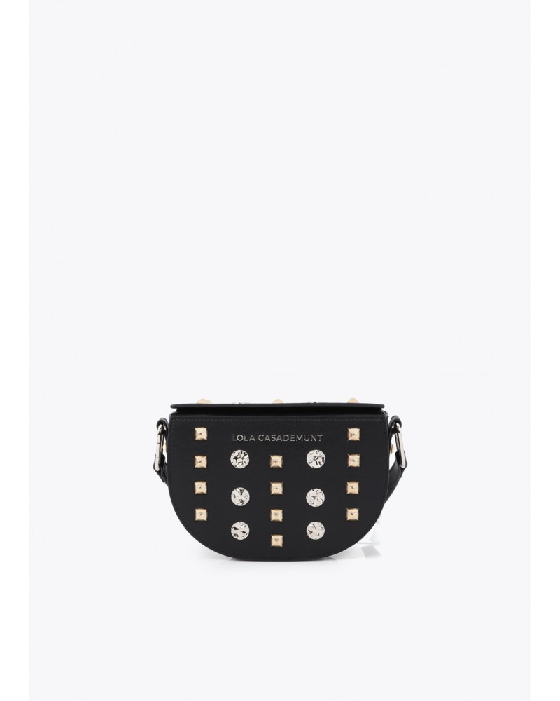 Bandolera negra con tachas Lola Casademunt