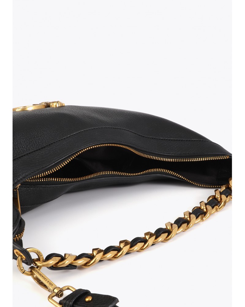 Bolso media luna negro Lola Casademunt