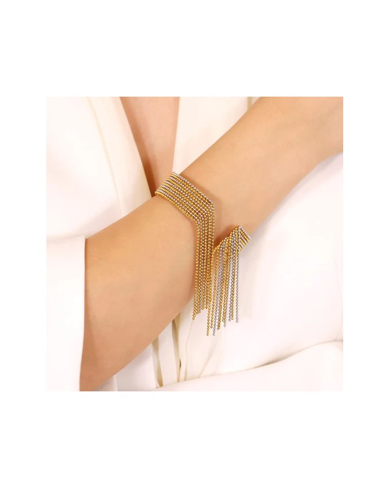 Pulsera cadenas bicolor Anartxy