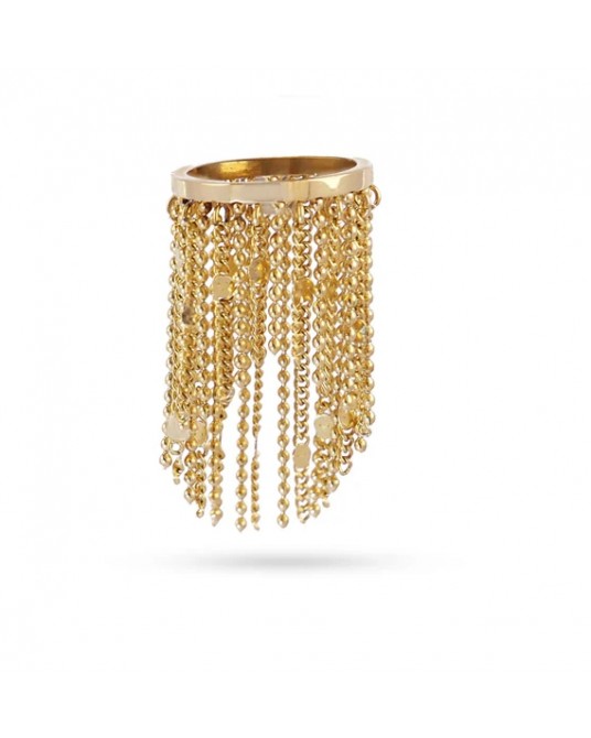 Anillo cascada acero de Anartxy