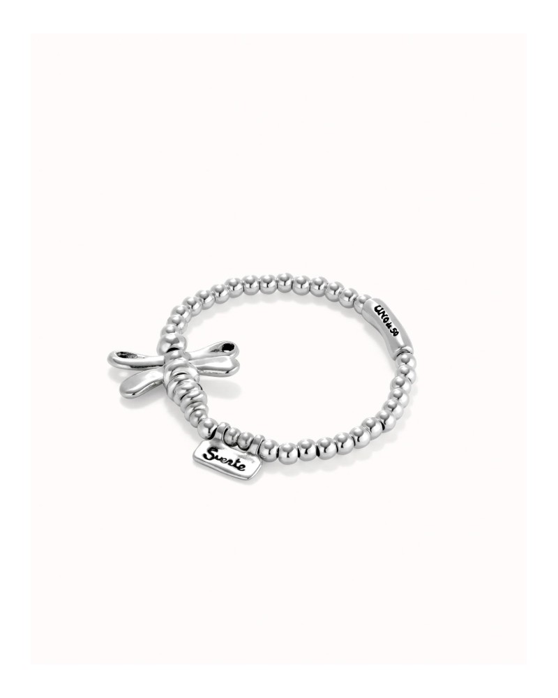 Pulsera baño plata libelula UNOde50