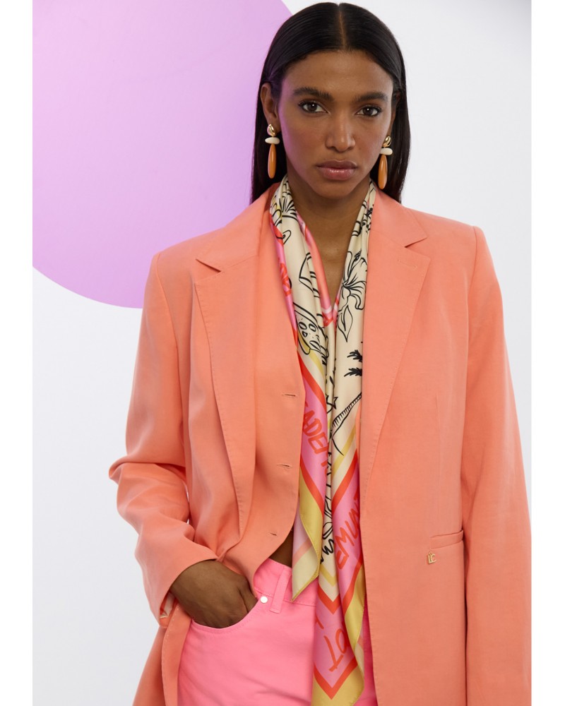 Pañuelo satinado logo Lola Casademunt