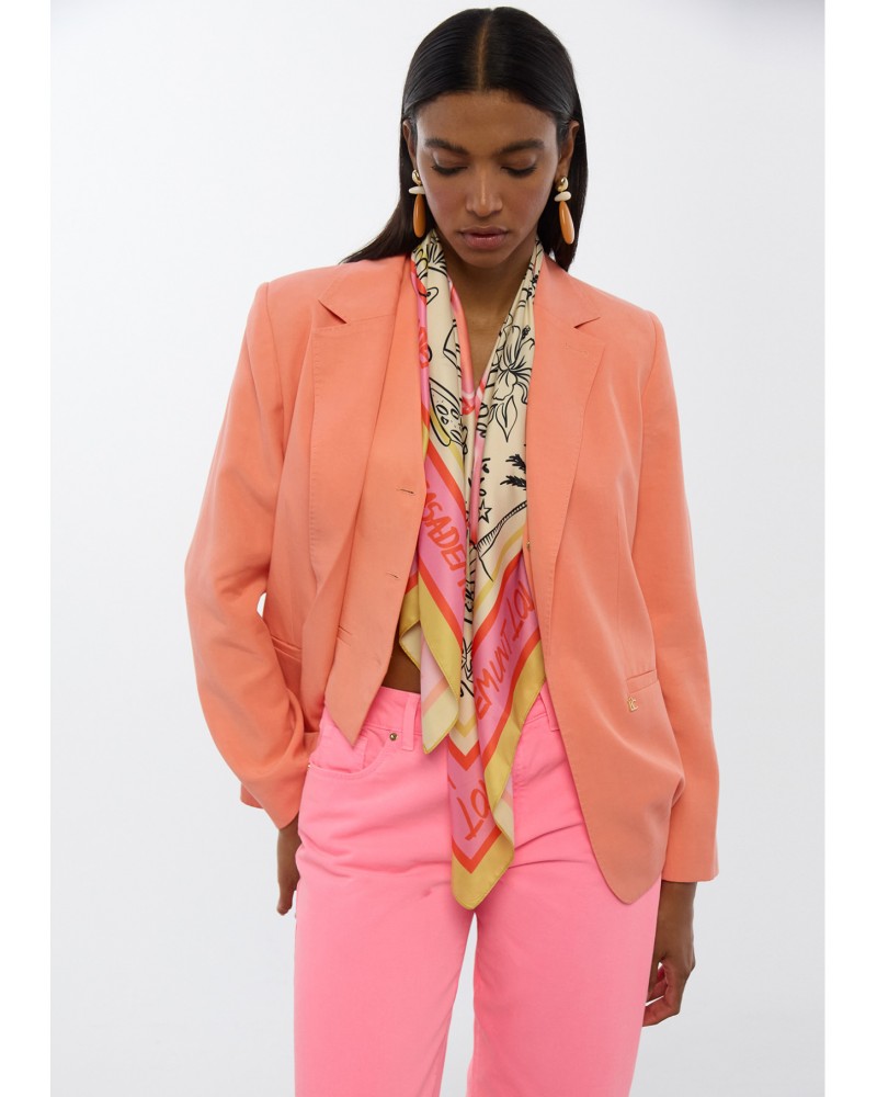 Pañuelo satinado logo Lola Casademunt