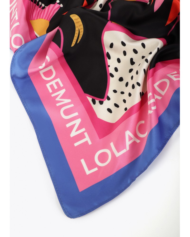 Pañuelo satinado logo Lola Casademunt