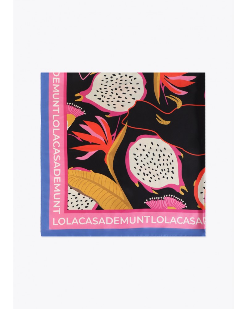 Pañuelo satinado logo Lola Casademunt
