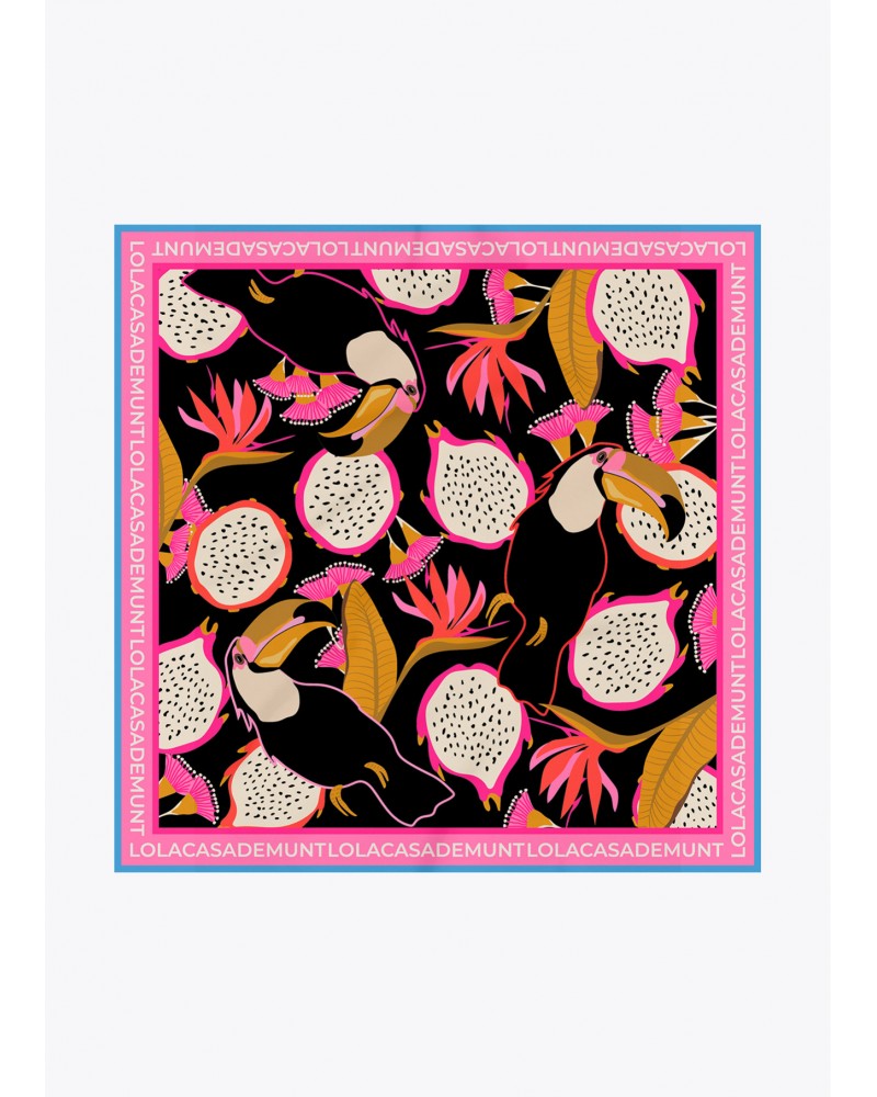 Pañuelo satinado logo Lola Casademunt