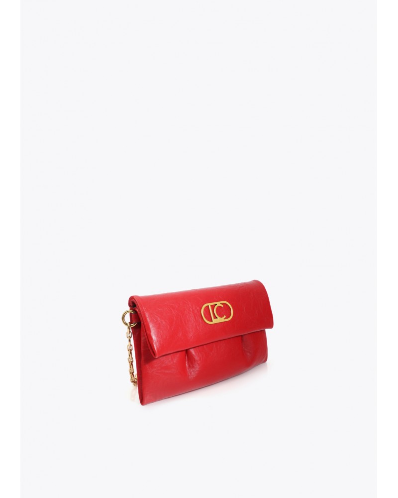 Bandolera ROJA con pliegues de Lola Casademunt