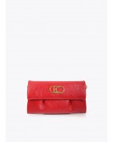 Bandolera ROJA con pliegues de Lola Casademunt