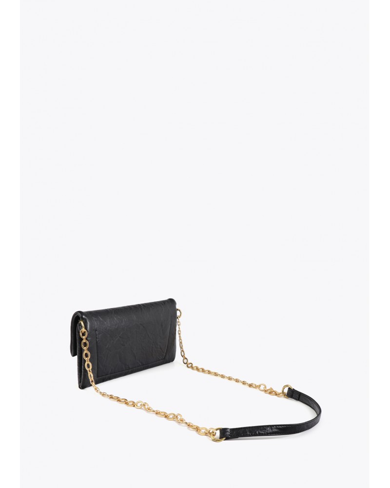 Bandolera NEGRO con pliegues de Lola Casademunt