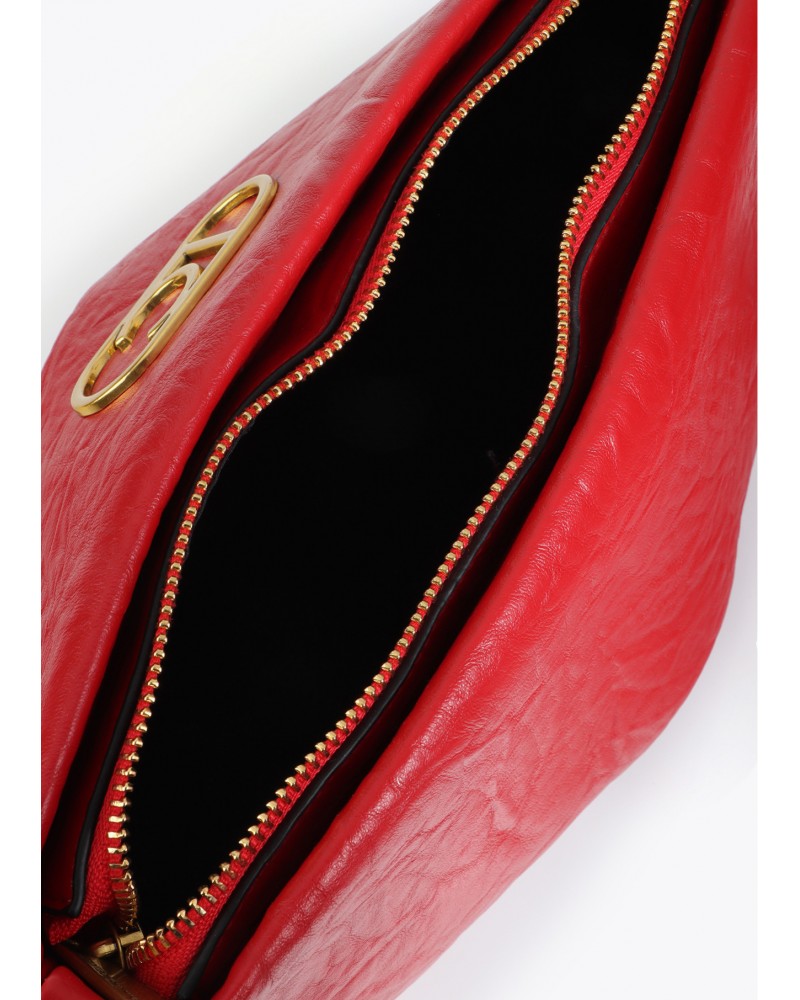 Bandolera ROJA con pliegues de Lola Casademunt