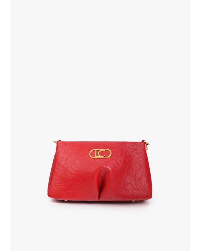 Bandolera ROJA con pliegues de Lola Casademunt