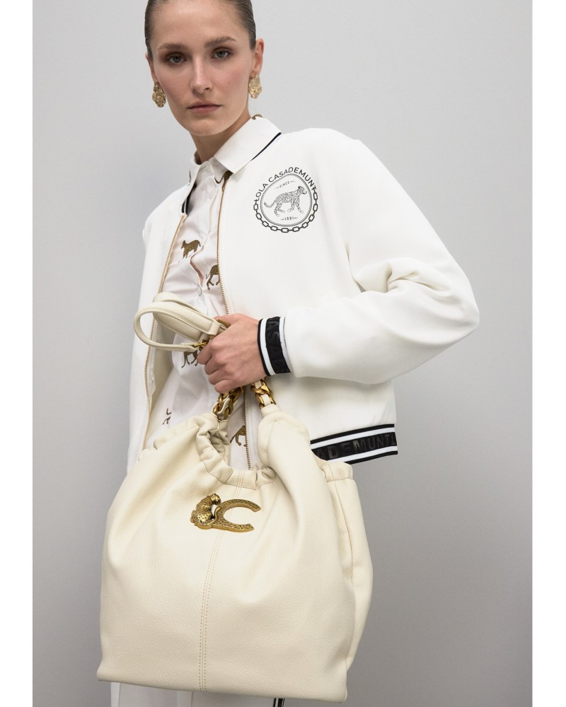 Shopper CRUDO con cadena de Lola Casademunt