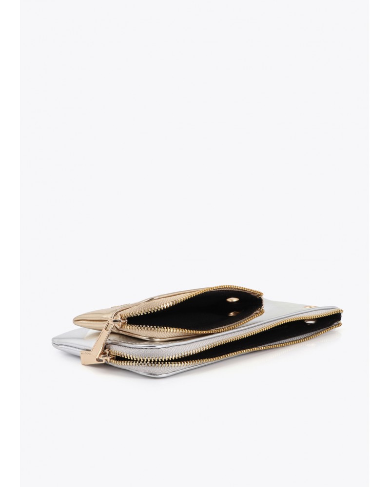 Monedero doble metalizado de Lola Casademunt