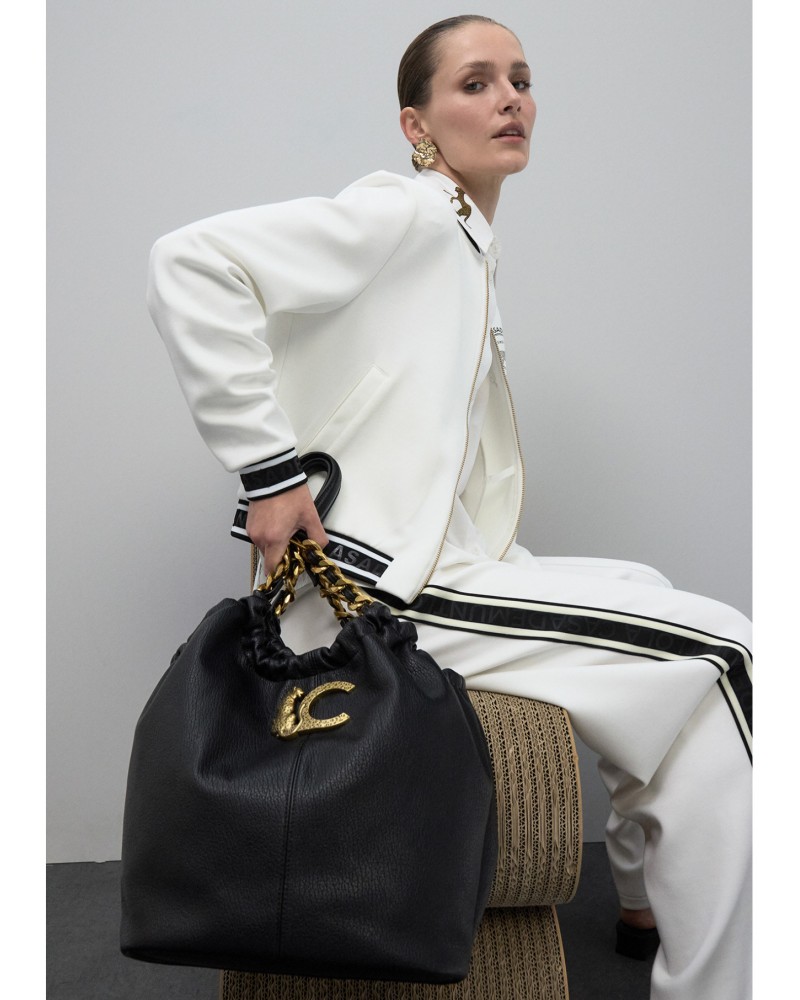 Shopper NEGRO con cadena de Lola Casademunt