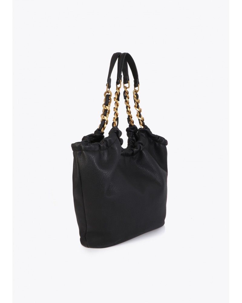 Shopper NEGRO con cadena de Lola Casademunt