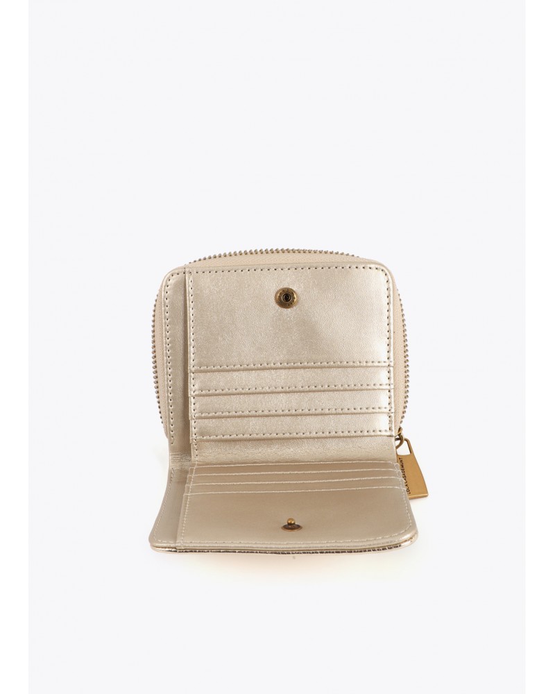 Monedero metalizado Lola Casademunt