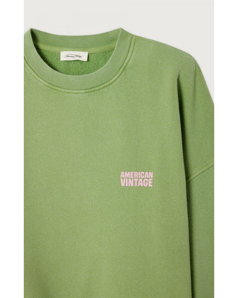 Sudadera algodòn Plizzy American Vintage