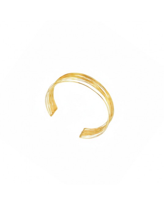 Pulsera ancha en acero Malizzia