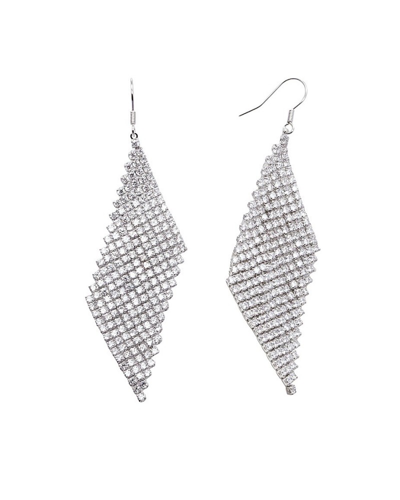 Pendientes cascada con brillos