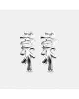 Pendientes baño plata Raìces de UNOde50