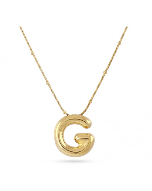 Collar inicial acero Anartxy