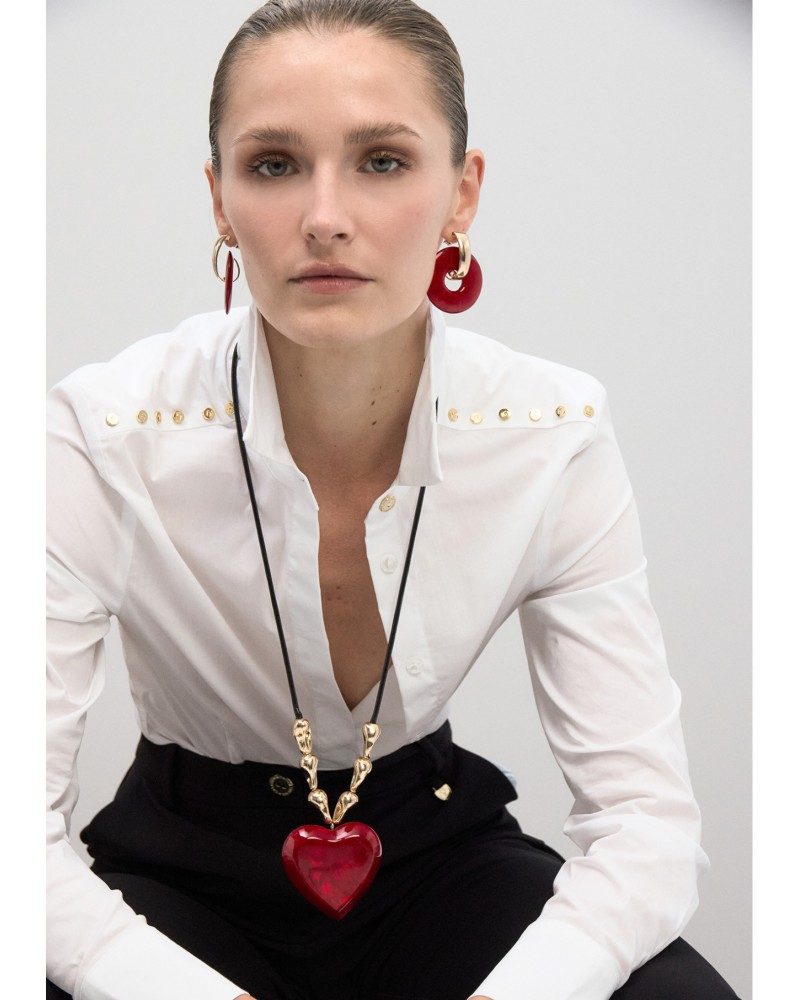 Collar largo con colgante corazòn Lola Casademunt