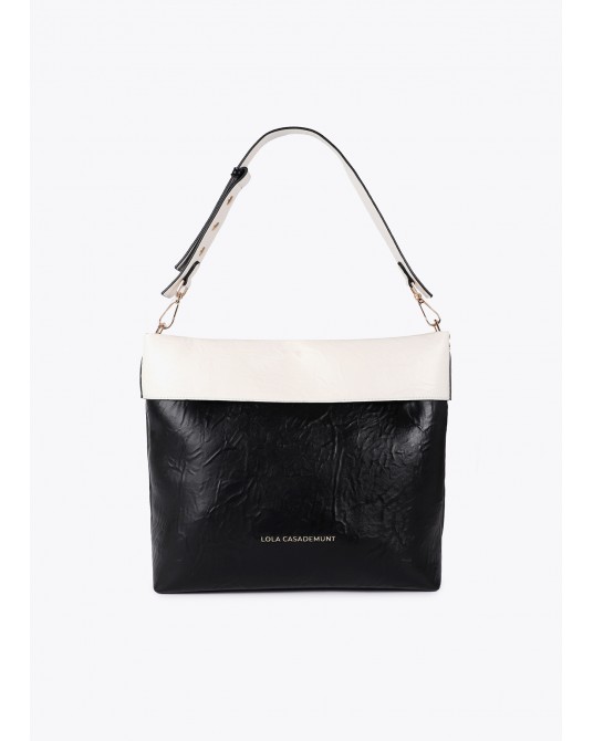 Bandolera negro y blanco Lola Casademunt