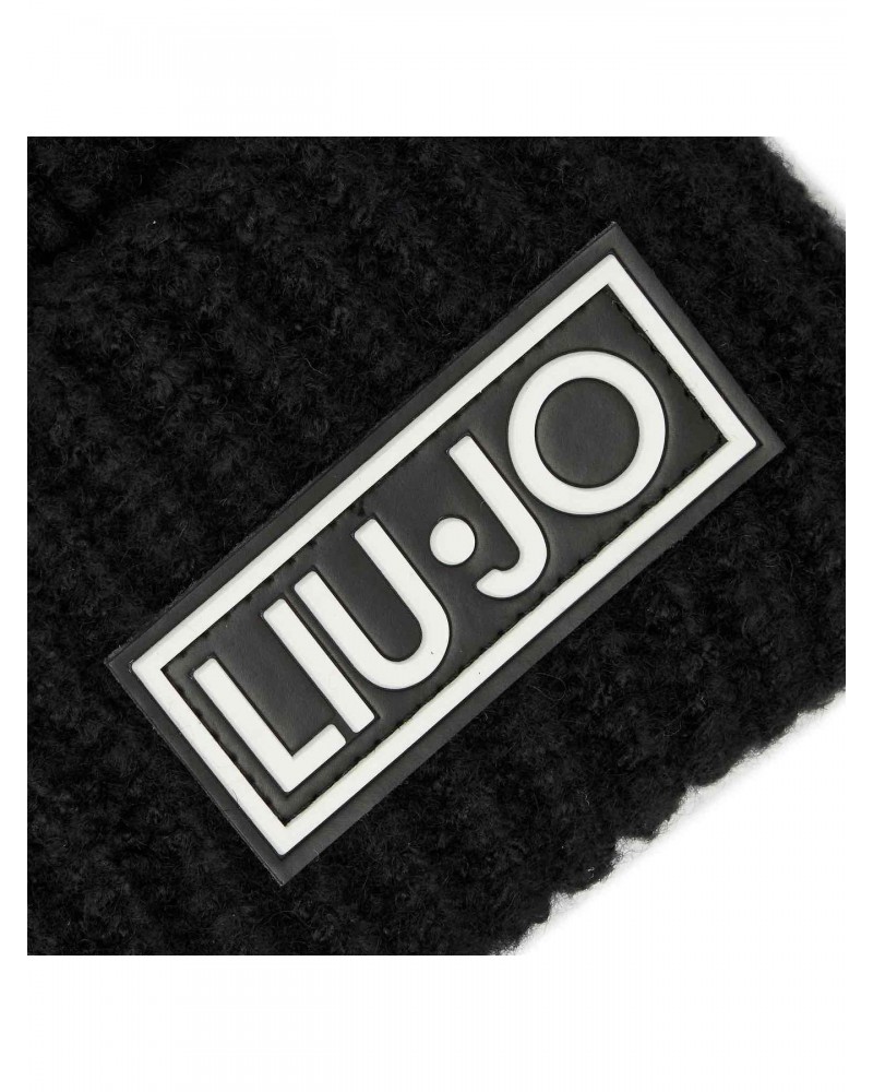 Gorro de punto negro de Liujo