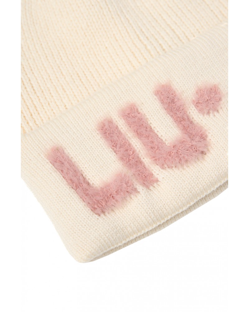 Gorro de punto negro de Liujo