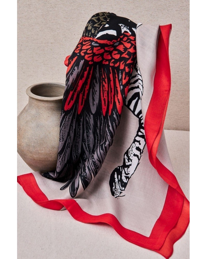 Fular estampado cebra de Latido