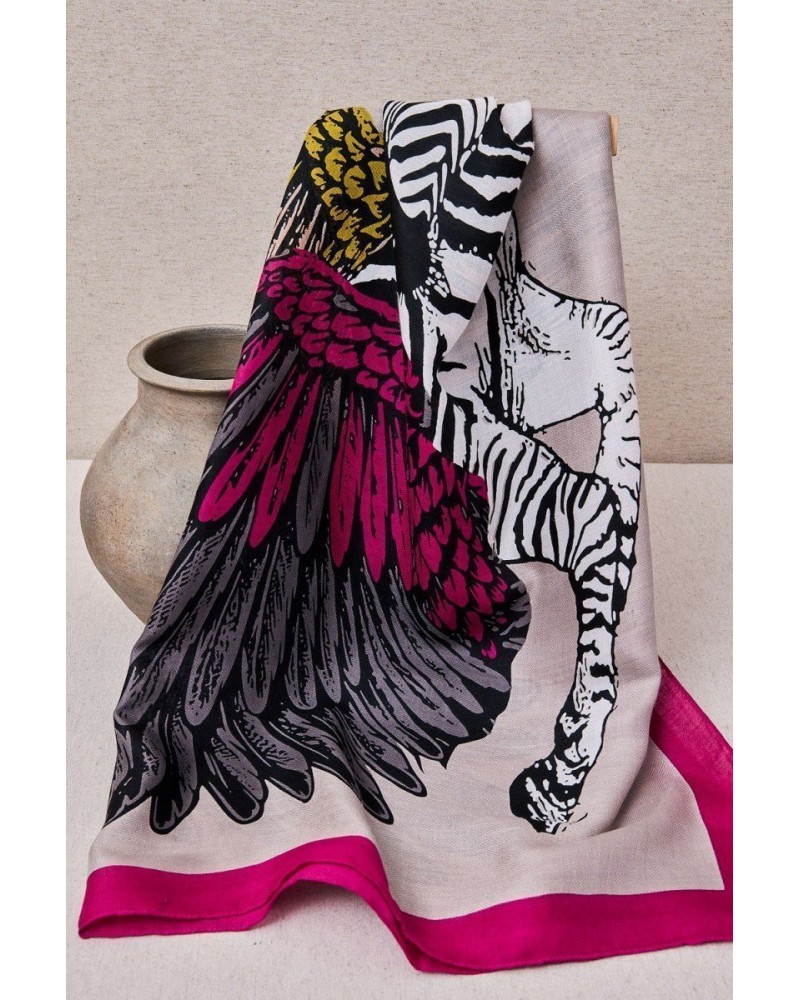 Fular estampado cebra de Latido