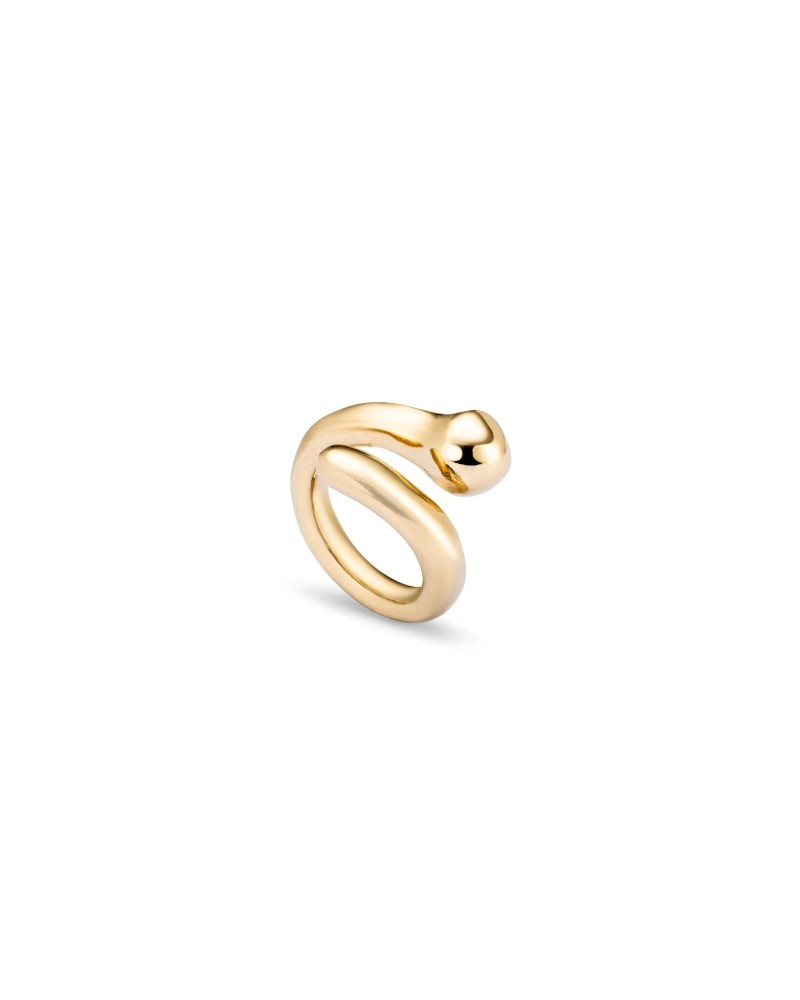 Anillo bañado de oro UNOde50