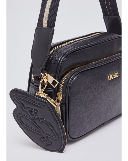 Bolso bandolera negro de Liujo