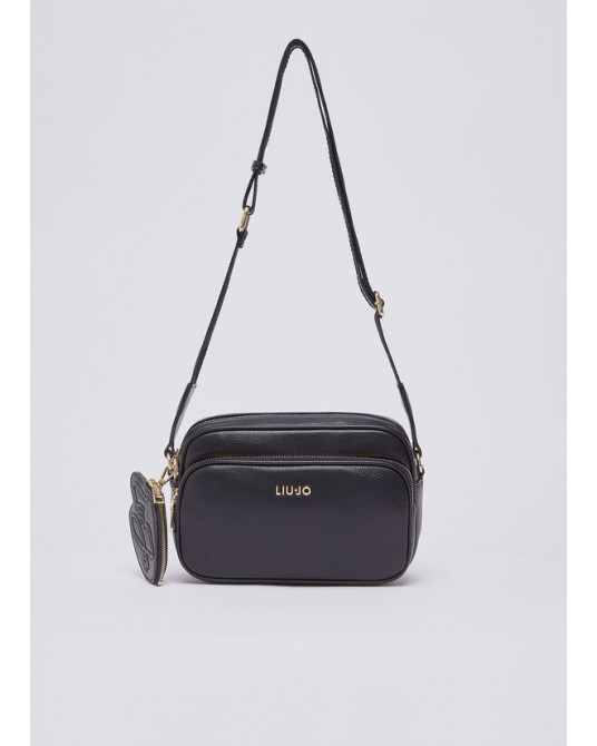 Bolso bandolera negro de Liujo