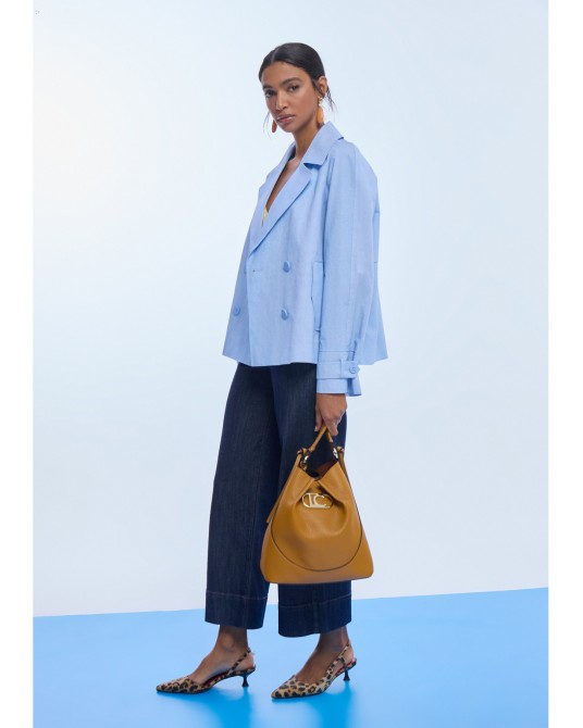 Bolso hobo con asa trenzada Lola Casademunt