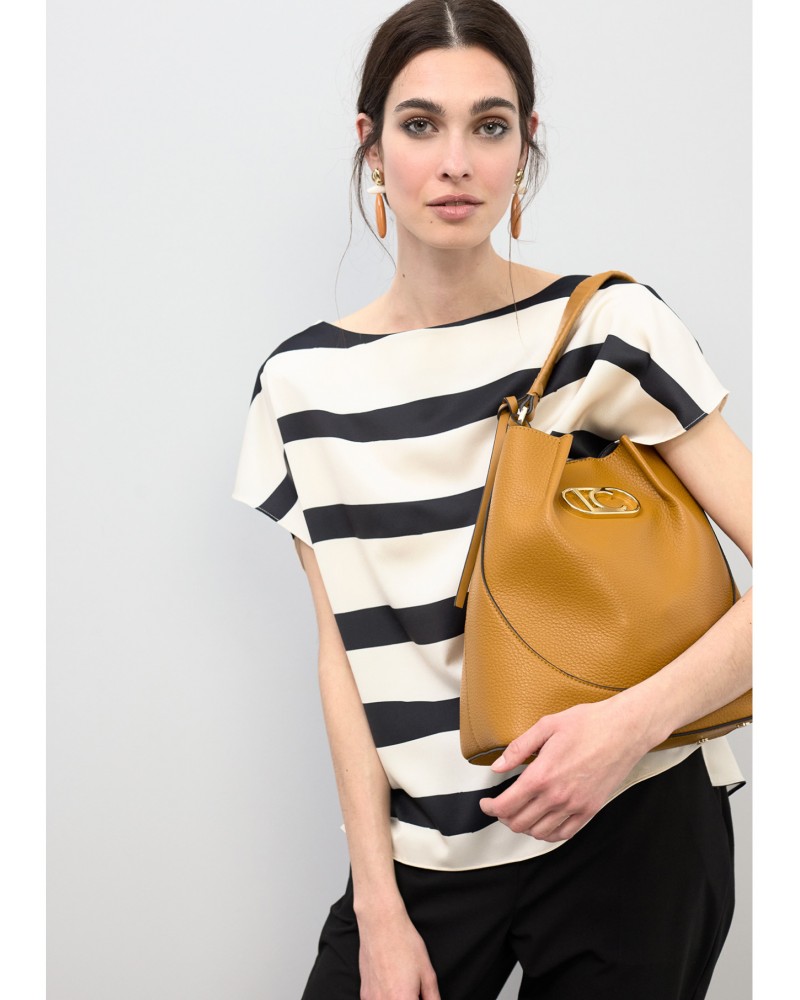 Bolso hobo con asa trenzada Lola Casademunt