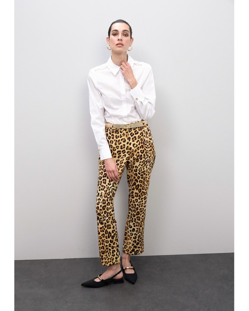 Cinturón reversible hebilla logo ovalado Lola Casademunt