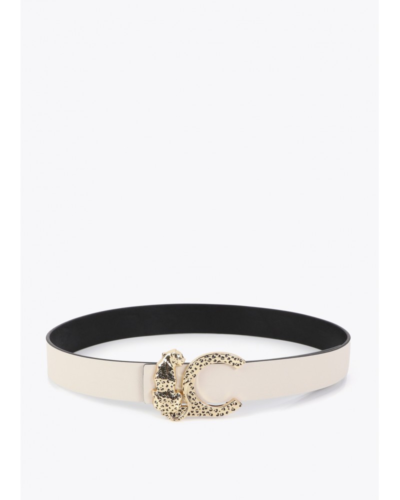 Cinturón reversible hebilla logo animal Lola Casademunt