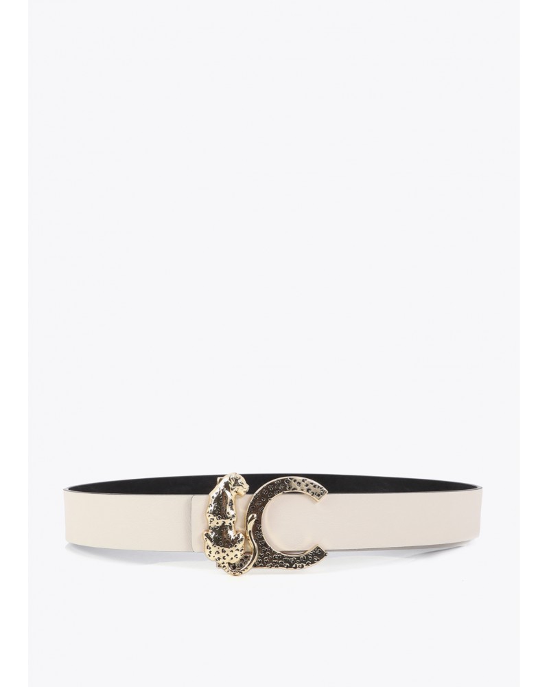 Cinturón reversible hebilla logo animal Lola Casademunt