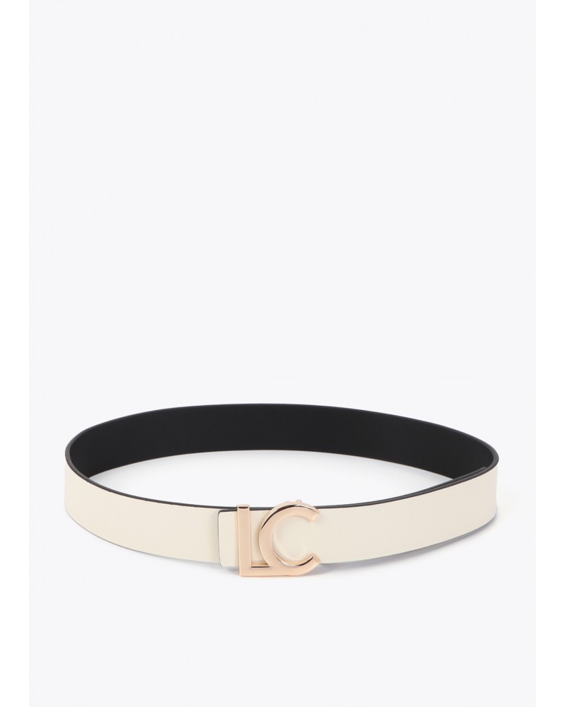 Cinturón reversible hebilla LC bicolor Lola Casademunt