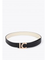 Cinturón reversible hebilla LC bicolor Lola Casademunt